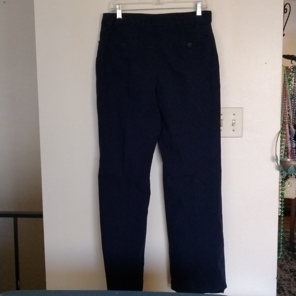 Talbots Heritage Dark Navy Blue Sz. 14 High Waisted Tall - Picture 2 of 10